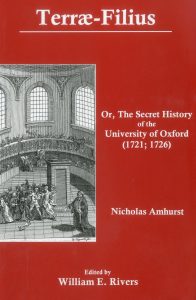 Cover: Terræ-Filius, Or, The Secret History of the University of Oxford (1721; 1726)